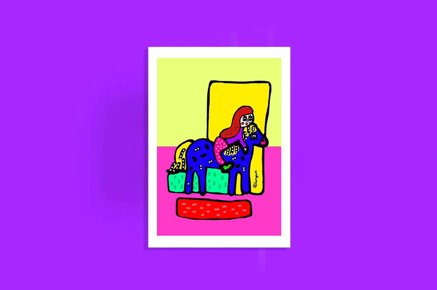 Le cheval qui veille