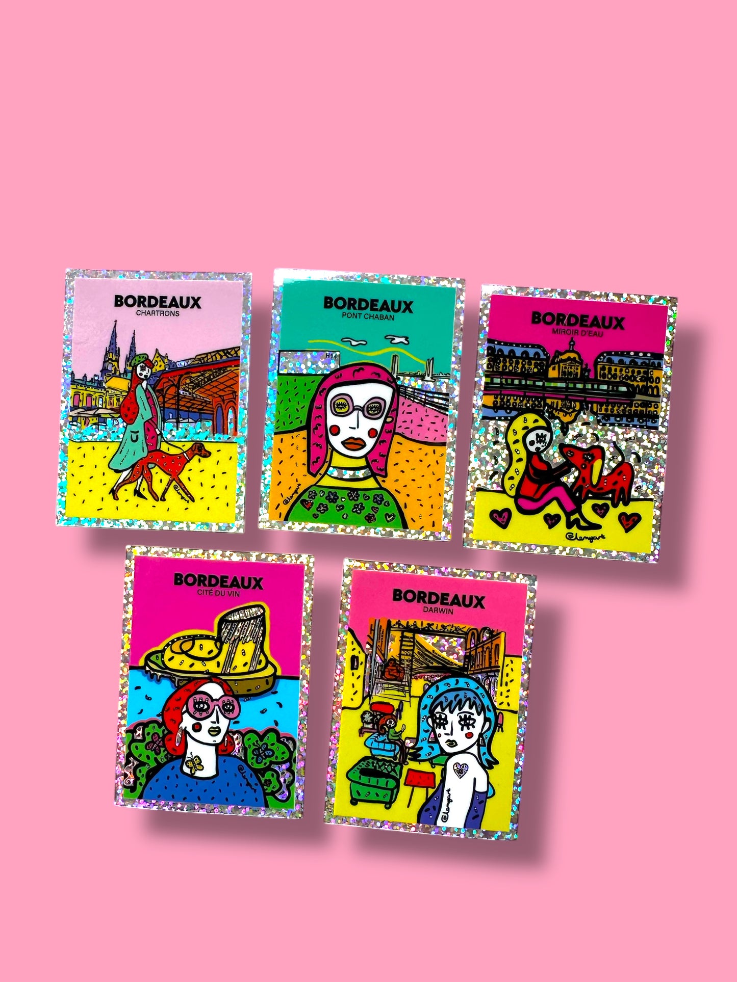 Pack stickers Bordeaux