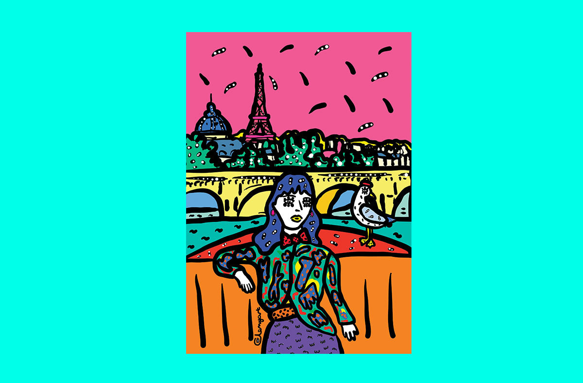 La mouette du Pont-Neuf, Paris