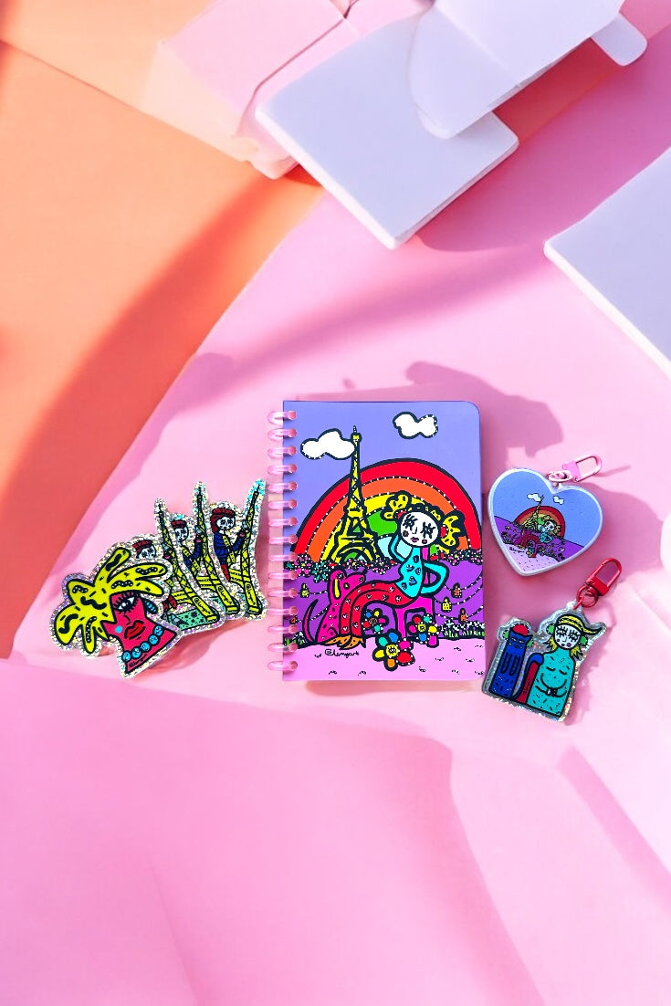 accessoires design pop art artiste clemyart