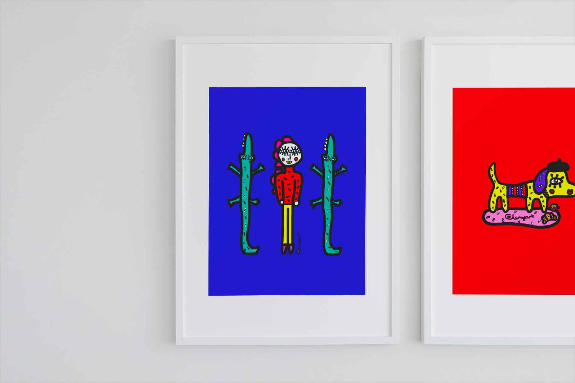 affiche-a4-artiste-les-copains-artiste-clemyart